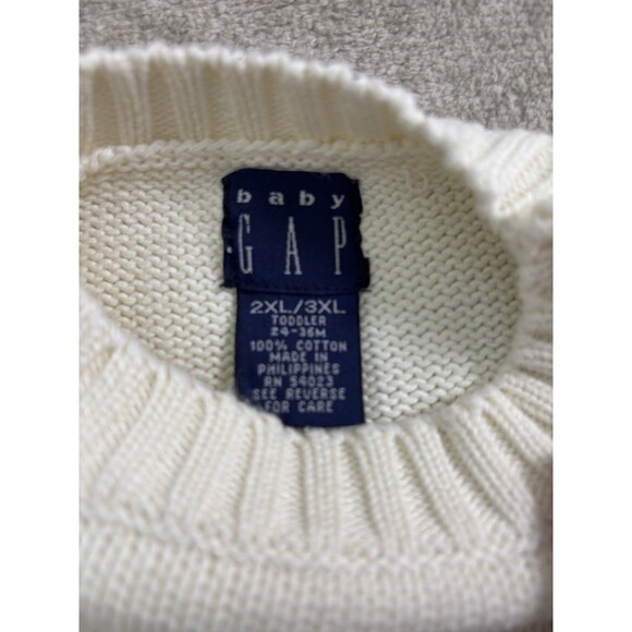 Baby GAP Knit Sweater with Star and Striped Sleeves - Picture 3 of 8